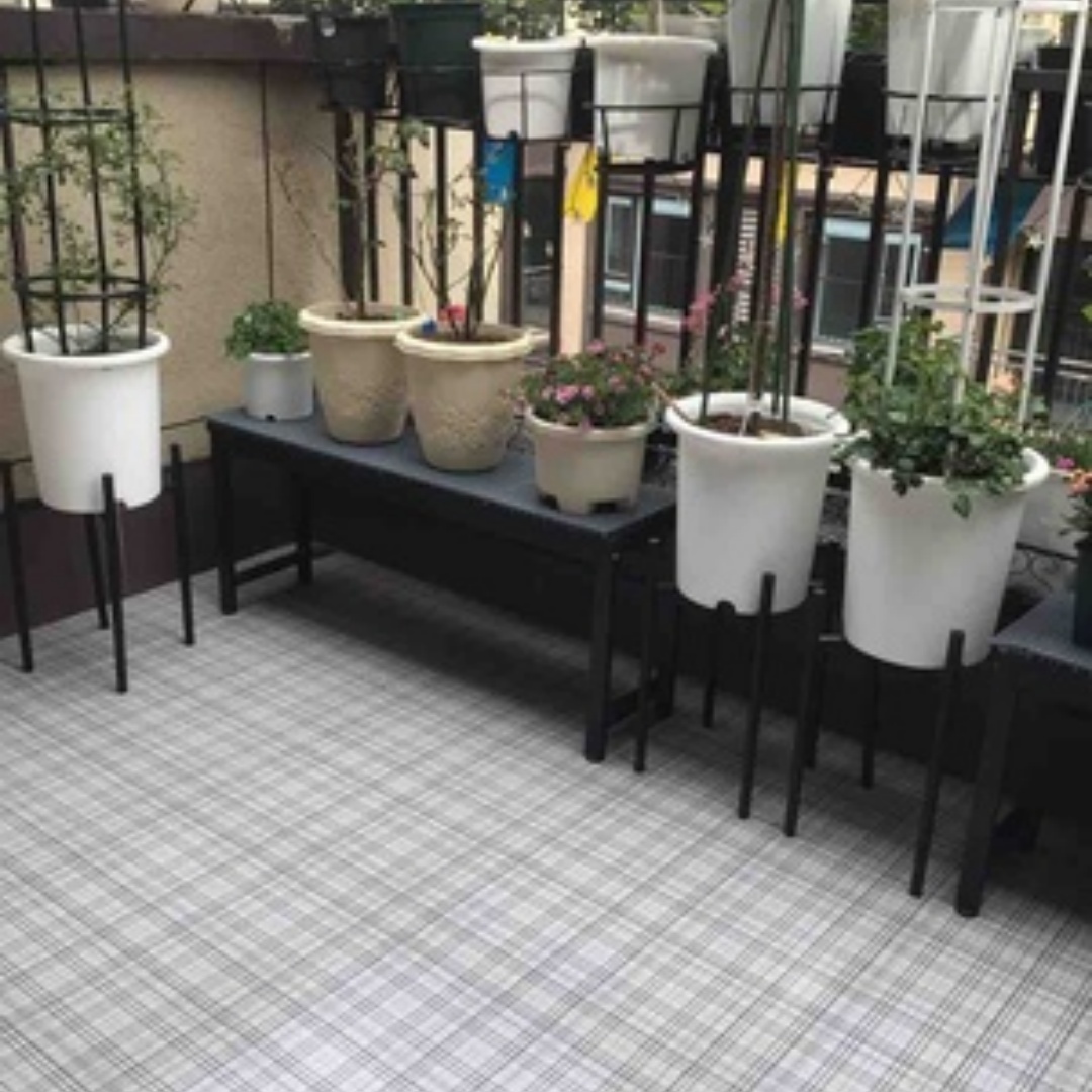 Outdoor Lighting Art - Support de plantes de meubles d'extérieur,