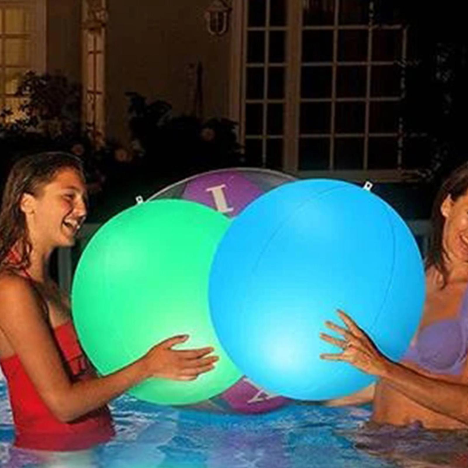 Pond Light Submersible - Ballon de plage LED 16 couleurs,