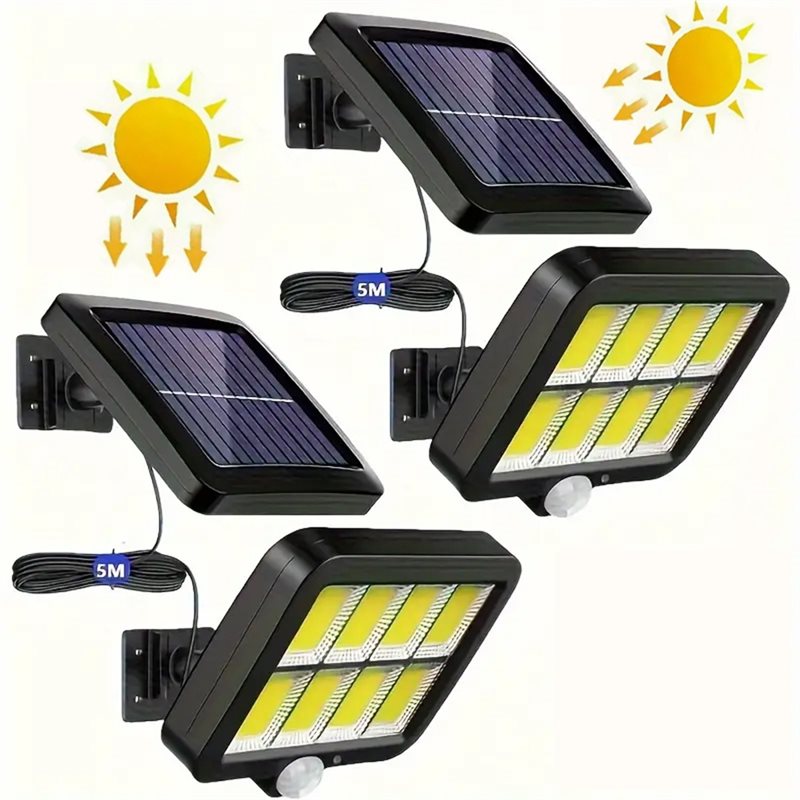Outdoor Lighting For Fence - Lampe solaire B50C pour cour, allée,