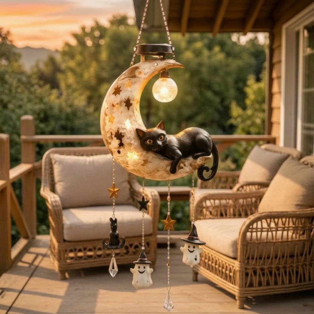 Outdoor Lighting Art - Carillon solaire extérieur résistant aux intempéries,