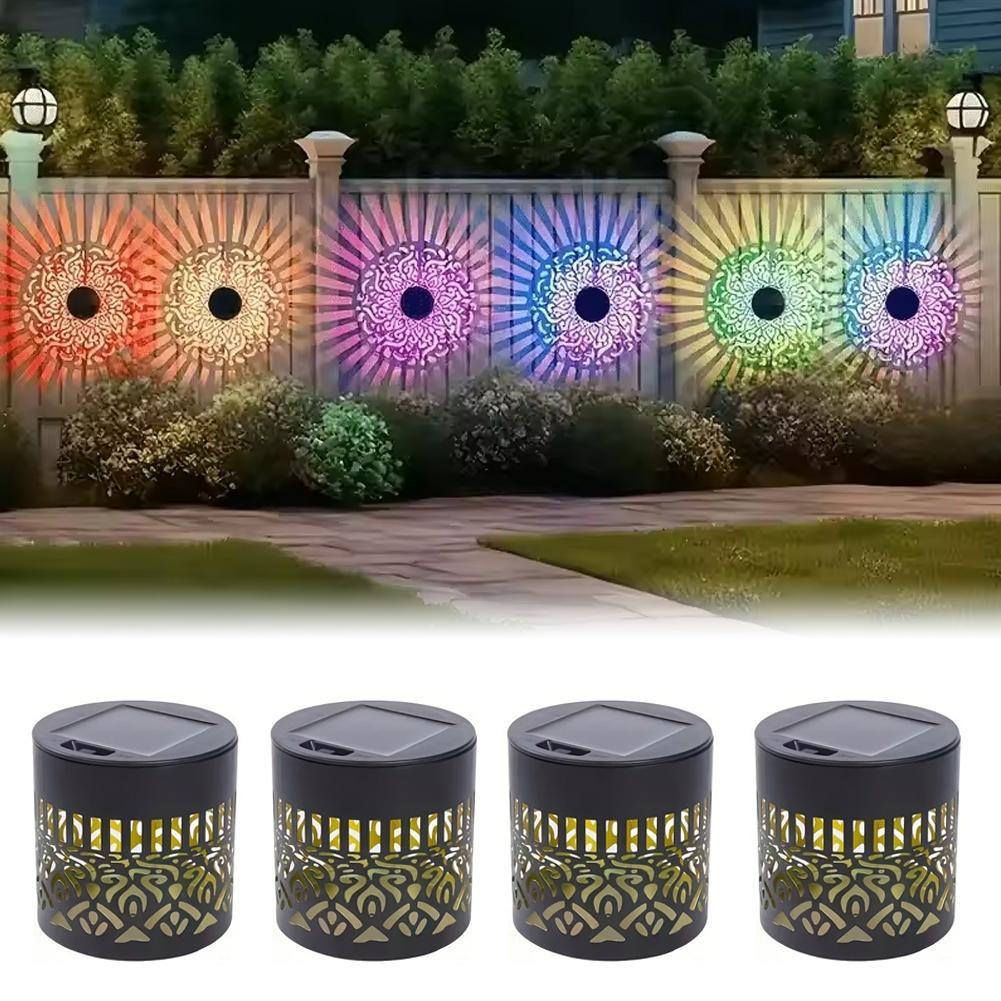 Outdoor Lighting For Fence - Lampes solaires LED d'extérieur pour clôtures