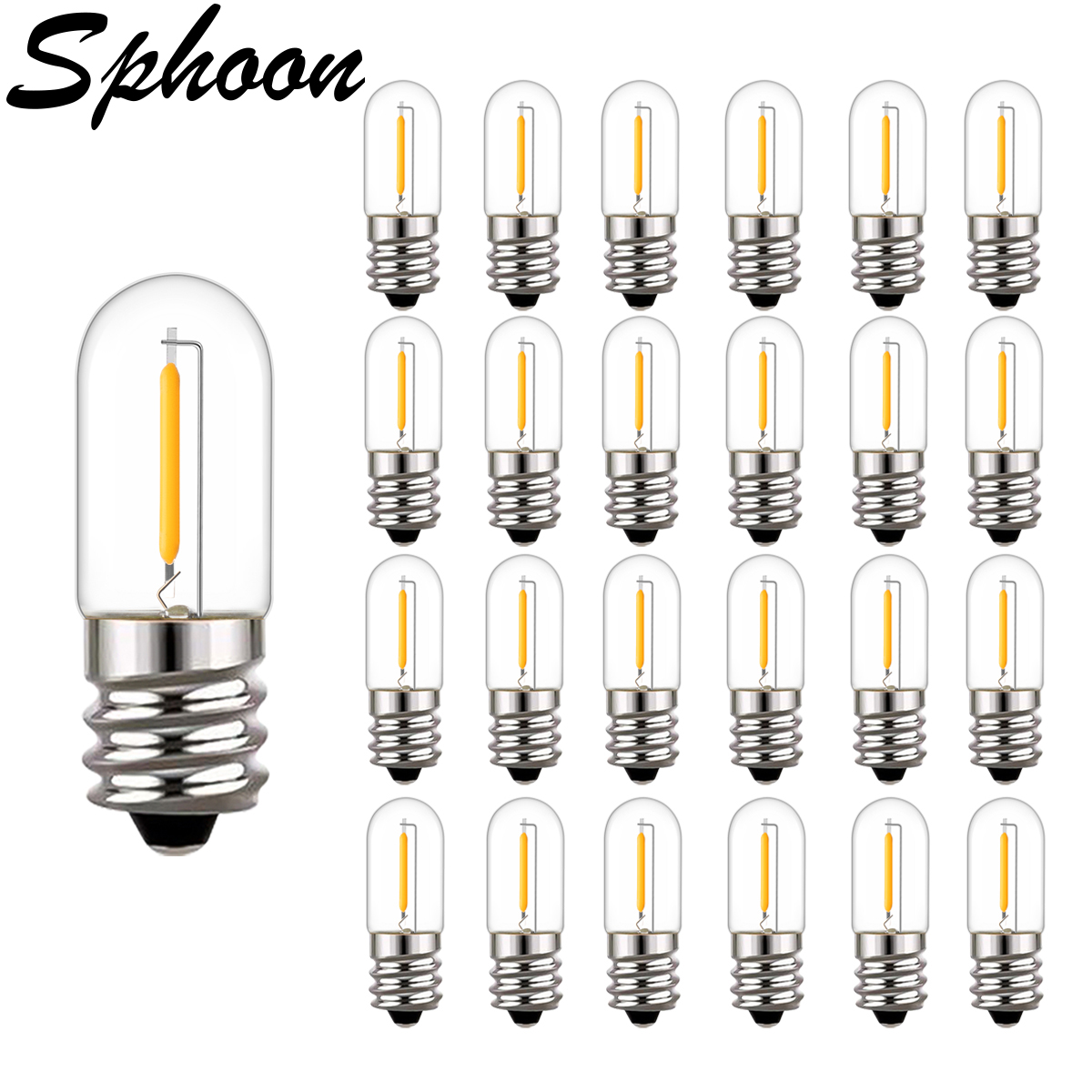 Outdoor Lighting Glass Replacement - 25 pièces LED T16 0.6W chaîne