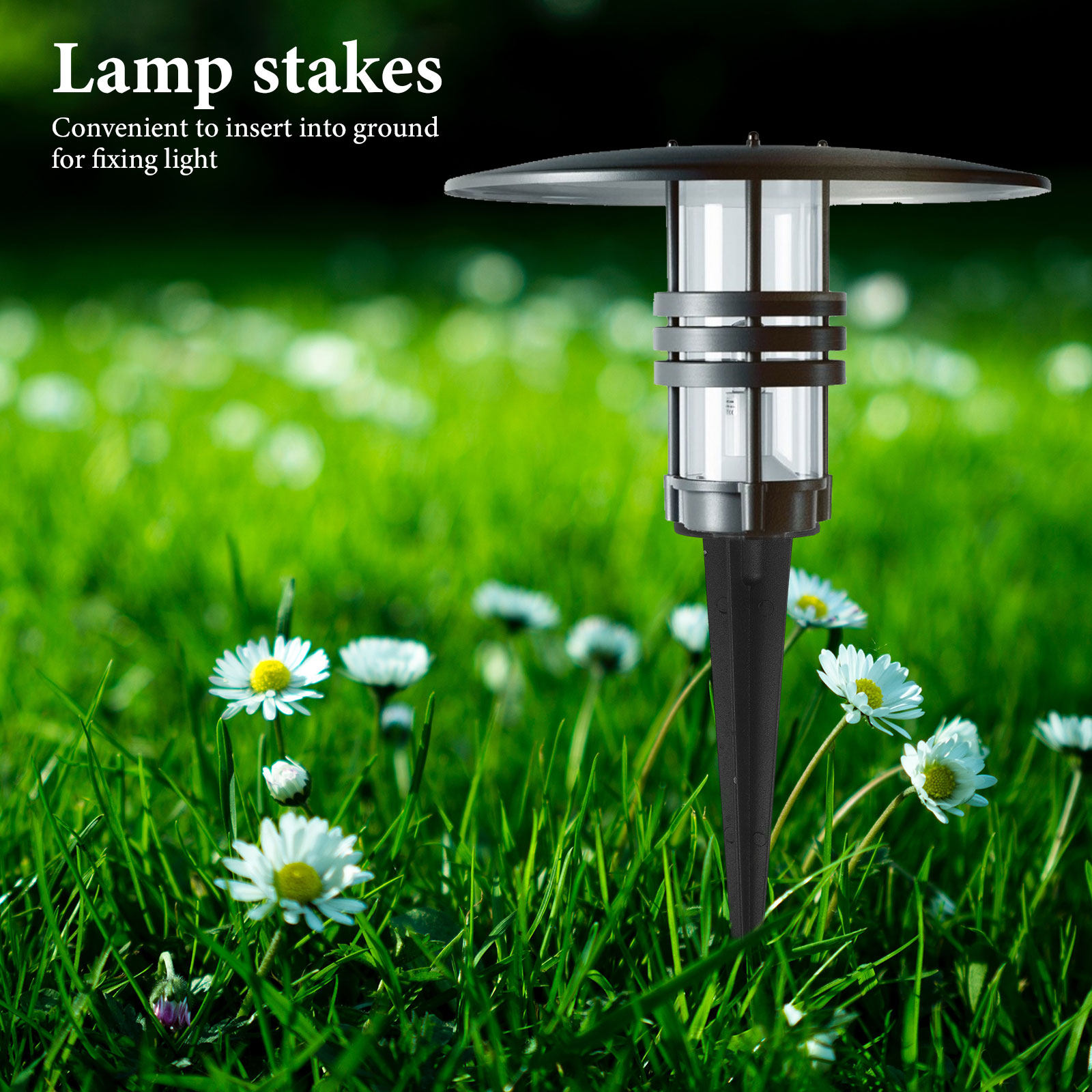 Outdoor Lighting And Landscape - Piquets de sol en alliage d'aluminium,