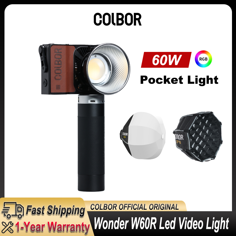 Outdoor Lighting In Photography - Colbor Wonder W60 Lumière vidéo LED
