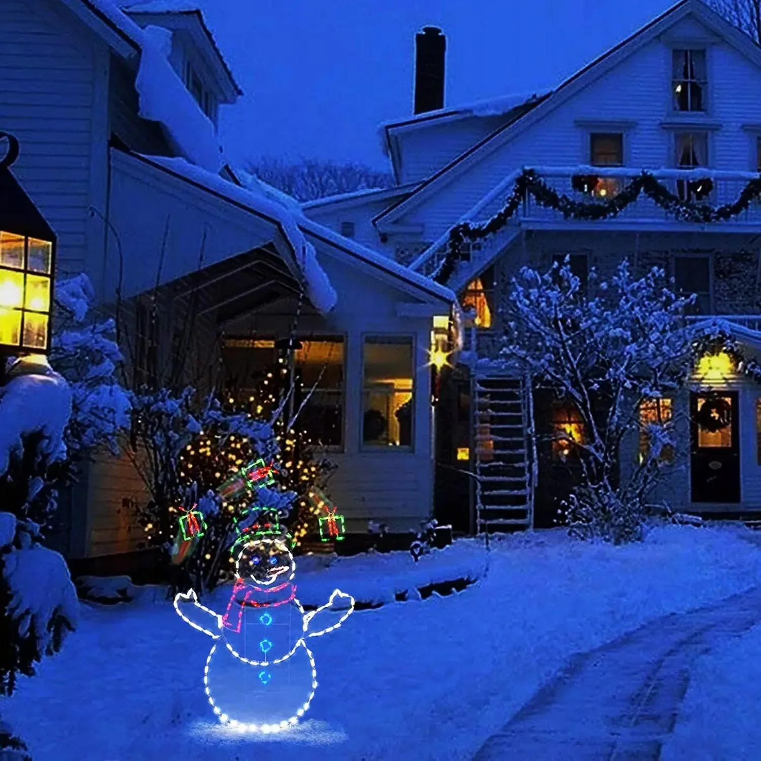 Boule de neige animée lumière  - Outdoor Lighting Xmas avis et prix