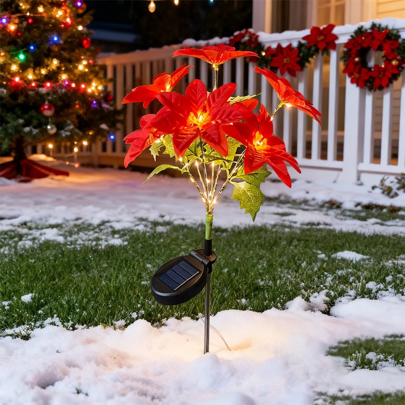 Lampe solaire à fleurs artific - Outdoor Lighting And Landscape avis et prix