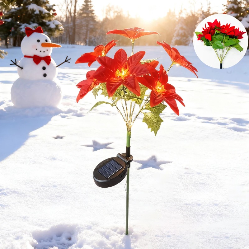 Lampe solaire à fleurs artific - Outdoor Lighting And Landscape avis et prix