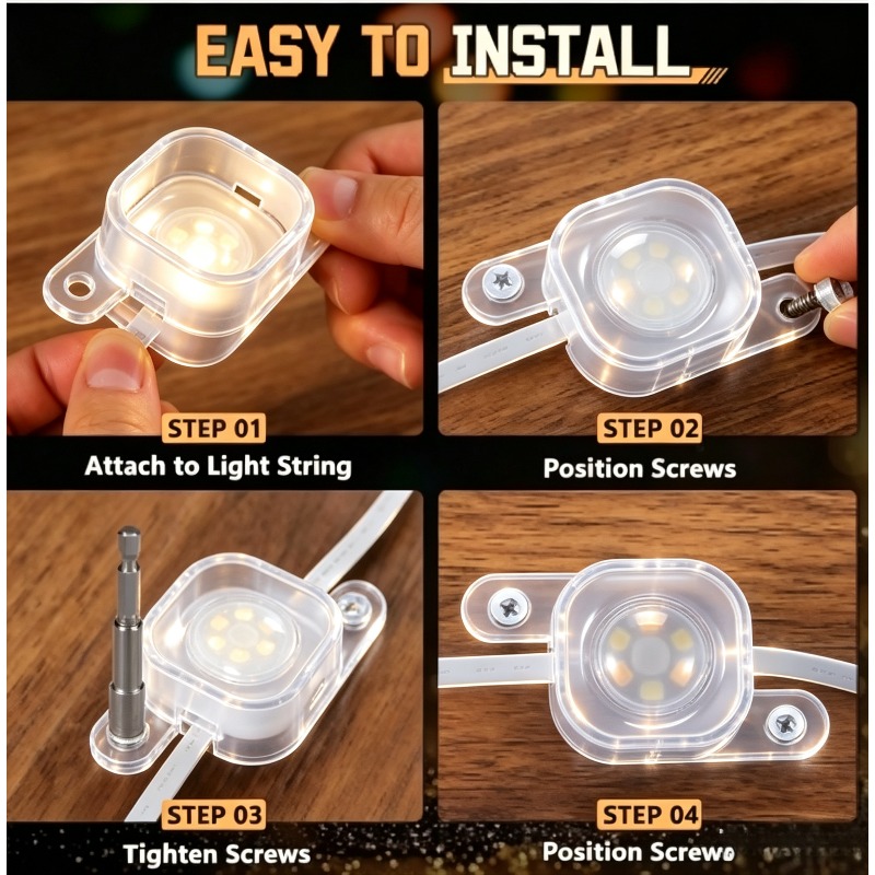 118 clips lumineux LED transpa - Outdoor Lighting Govee avis et prix