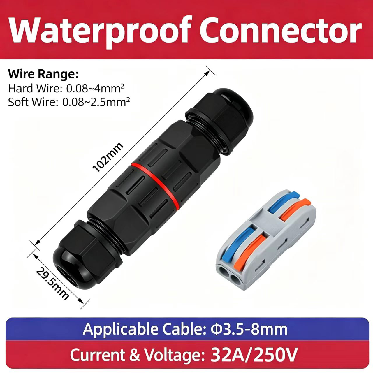 Connecteur de câble 2 ou 3 bro - Outdoor Lighting Voltage avis et prix
