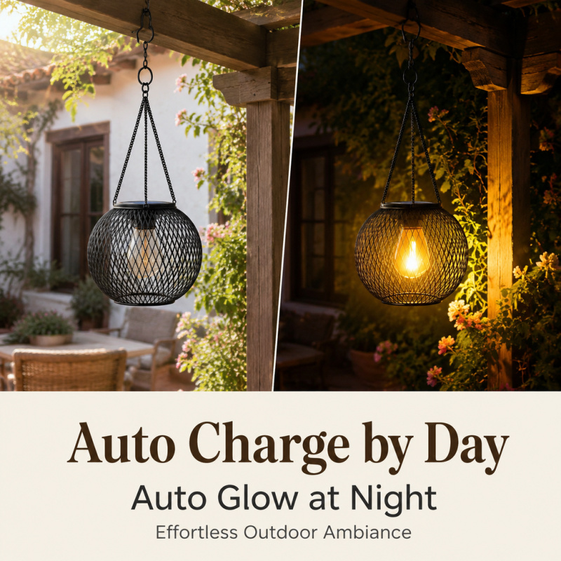 Lampe solaire LED suspendue po - Outdoor Lighting And Landscape avis et prix