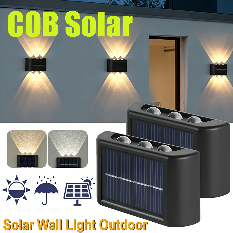 Lampe murale solaire COB, étan - Outdoor Lighting And Landscape avis et prix