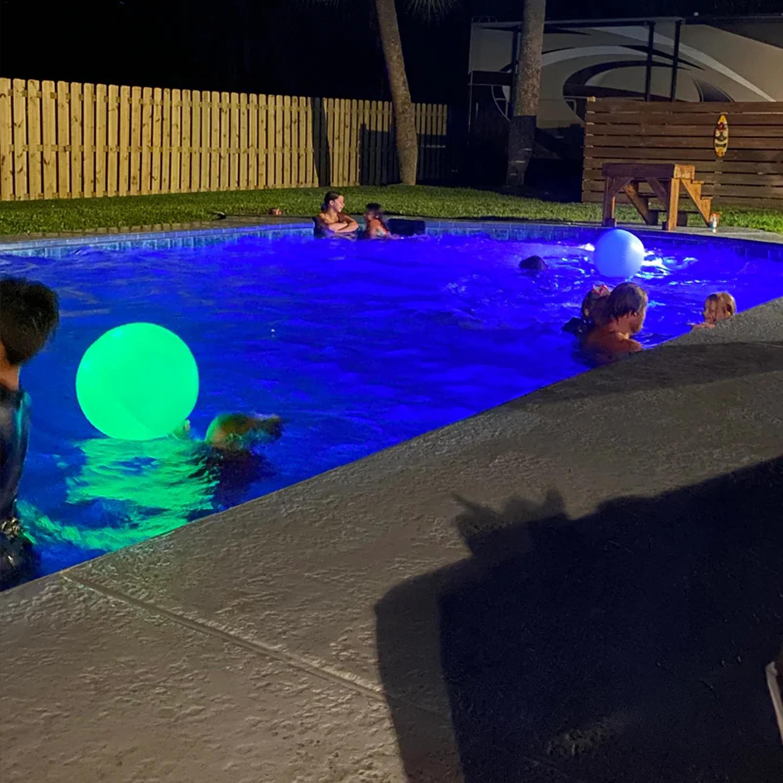 Ballon de plage LED 16 couleur - Pond Light Submersible avis et prix