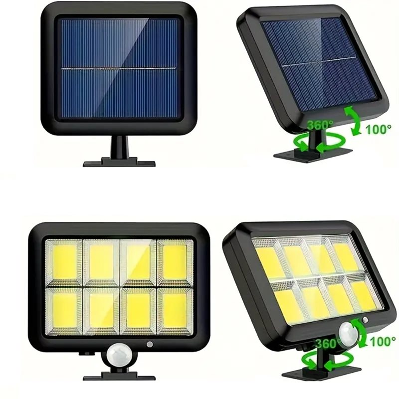 Lampe solaire B50C pour cour,  - Outdoor Lighting For Fence avis et prix