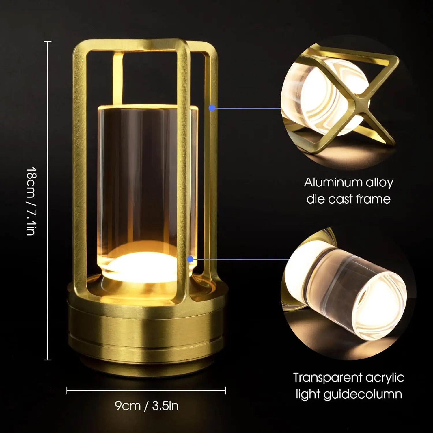 Lampe de bureau LED sans fil r - Outdoor Lighting Restaurant avis et prix