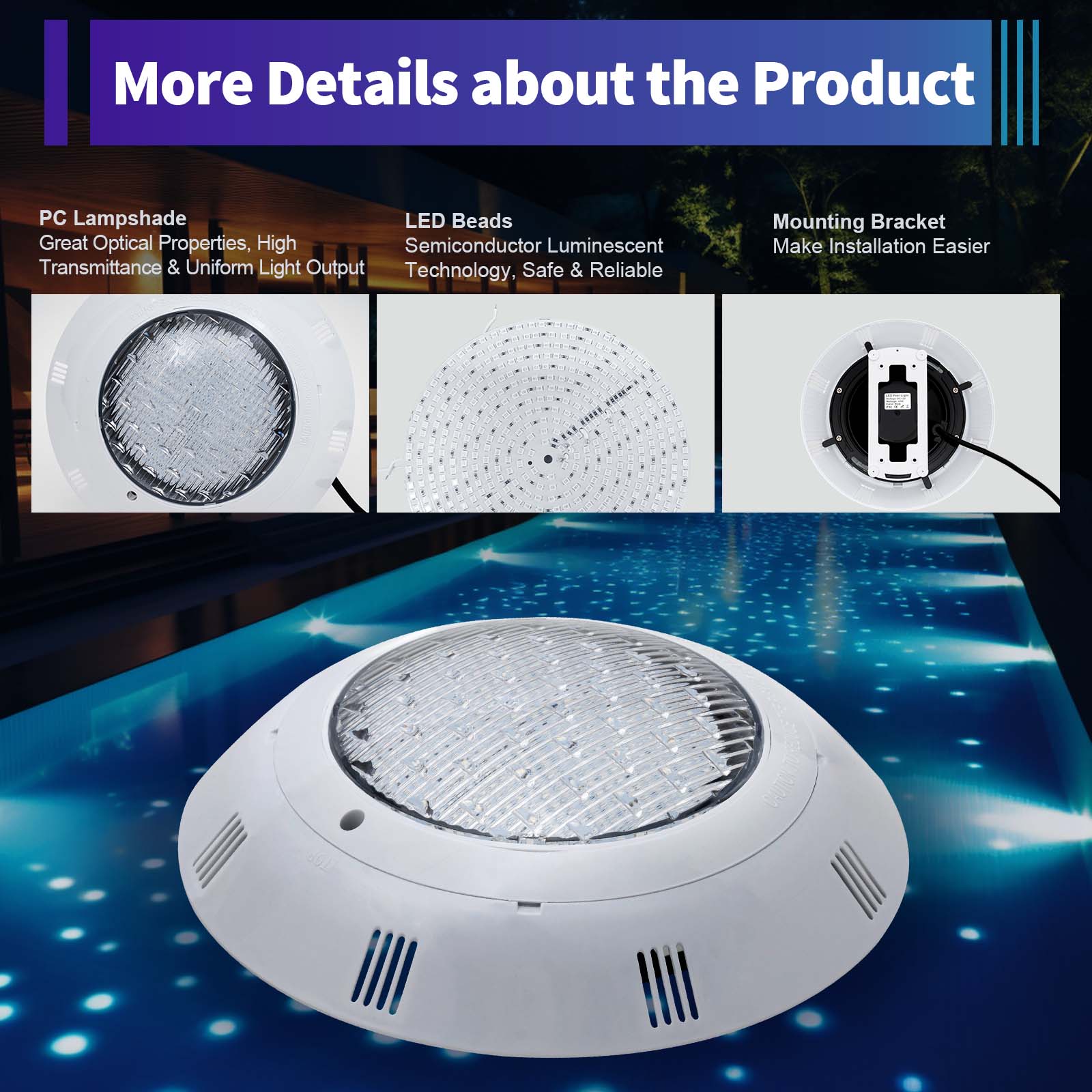 45W & 36W RGB LED lumière de p - Pond Light Submersible avis et prix