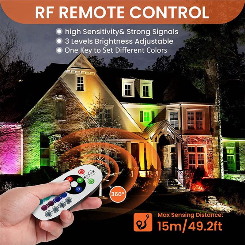 A01F-Outdoor 12V RGBW dans la  - Outdoor Lighting Voltage avis et prix