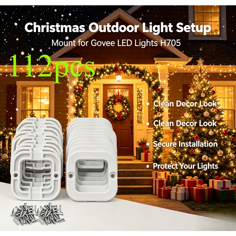 112 clips de protection pour l - Outdoor Lighting Govee avis et prix