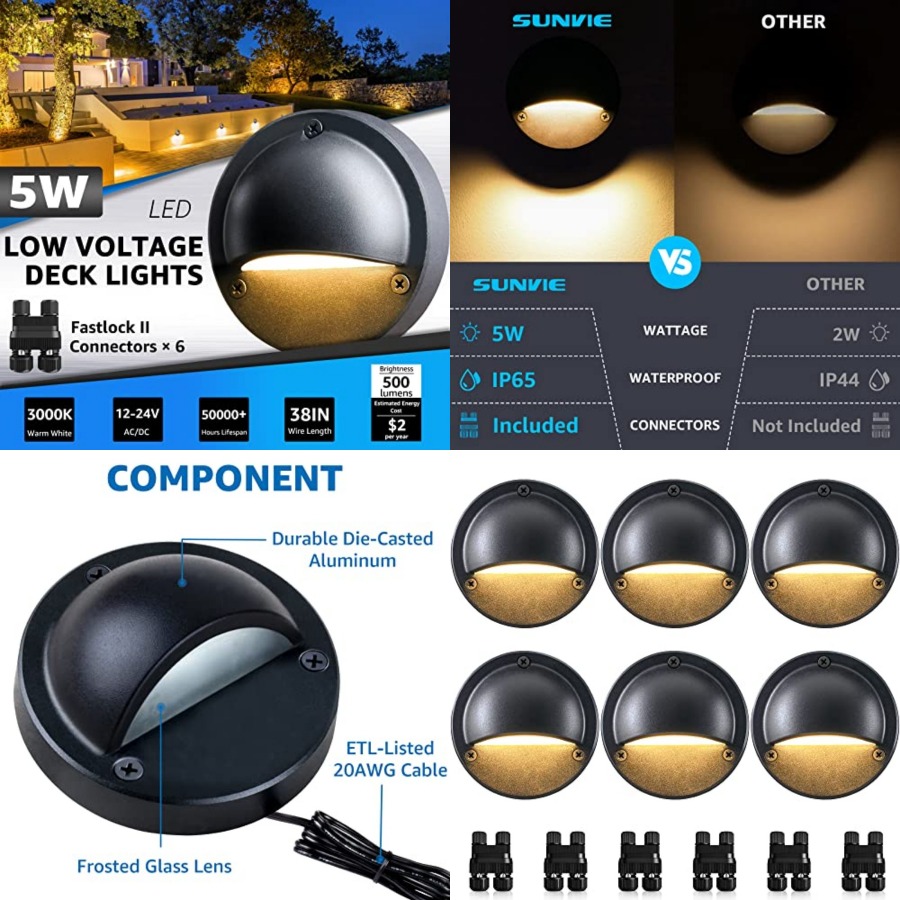 Lampes de terrasse LED basse t - Outdoor Lighting Voltage avis et prix