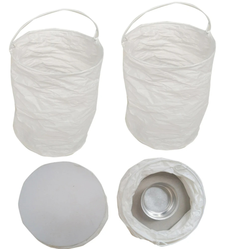 Lanterne en papier droite blan - Outdoor Lighting Xmas avis et prix