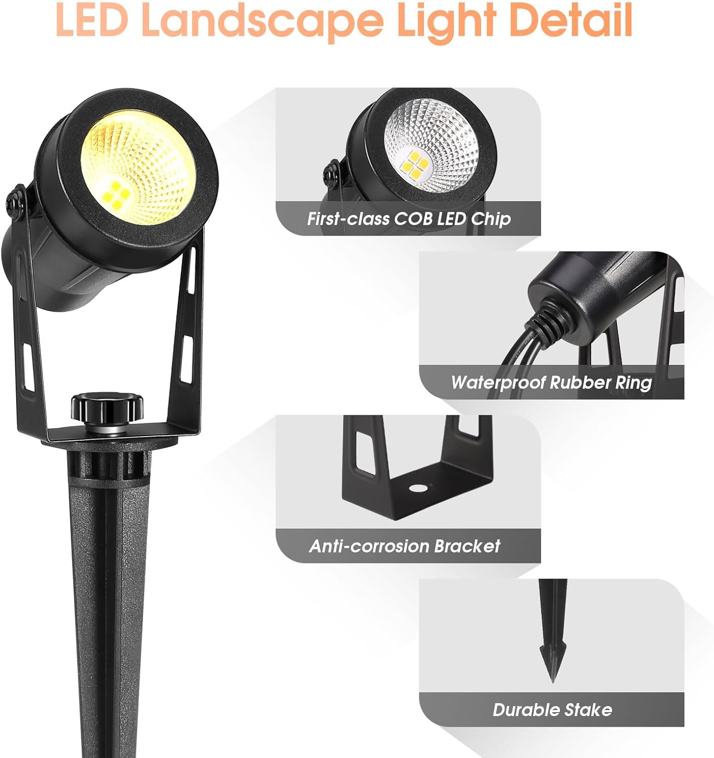 Paquet de 6 lumières paysagère - Outdoor Lighting Voltage avis et prix