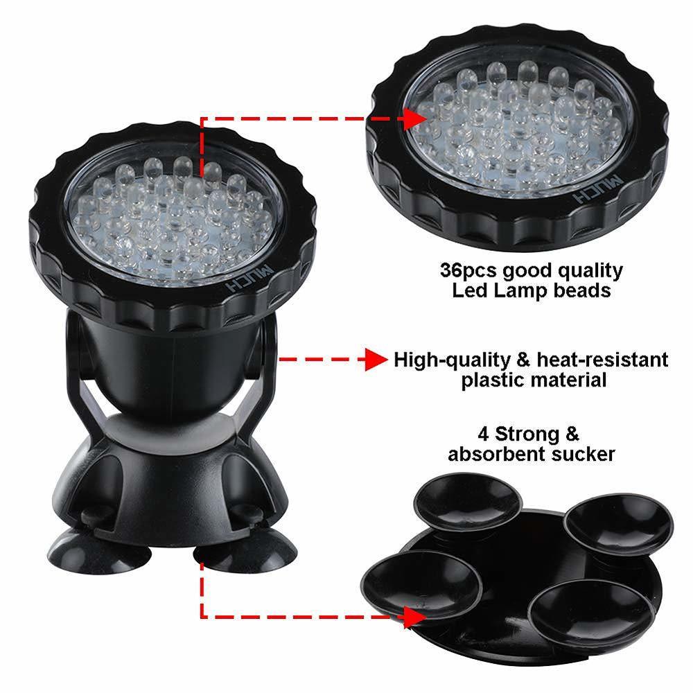Lampe Submersible multicolore  - Pond Light Submersible avis et prix