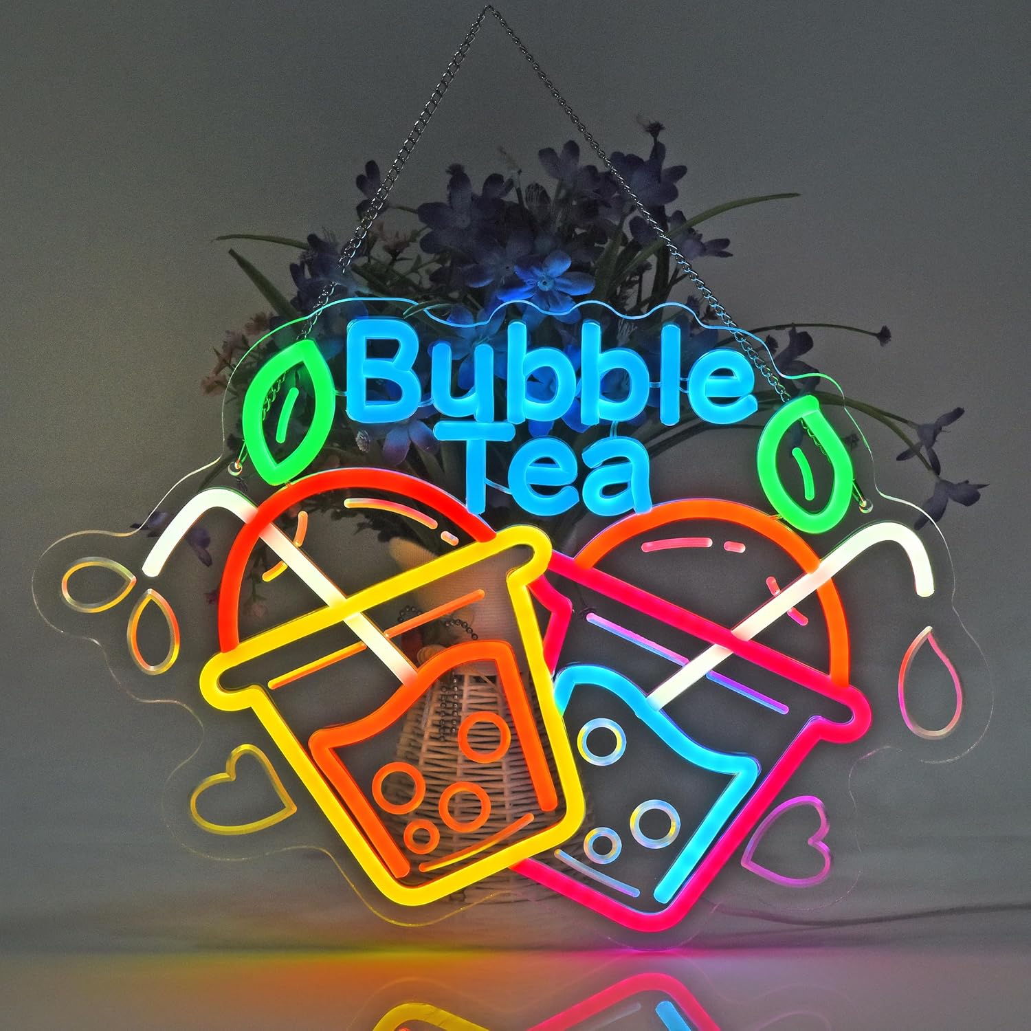Enseigne néon Bubble Tea avec  - Outdoor Lighting Restaurant avis et prix