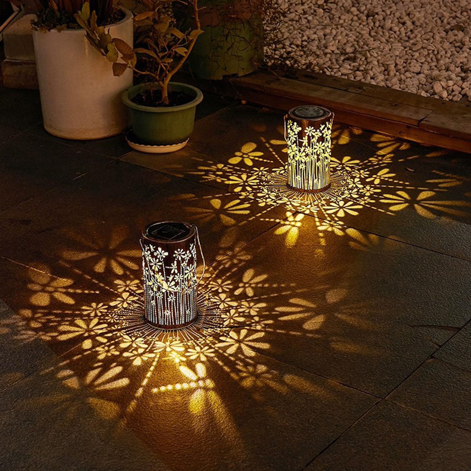 Lampes solaires colorées en mé - Outdoor Lighting And Landscape avis et prix