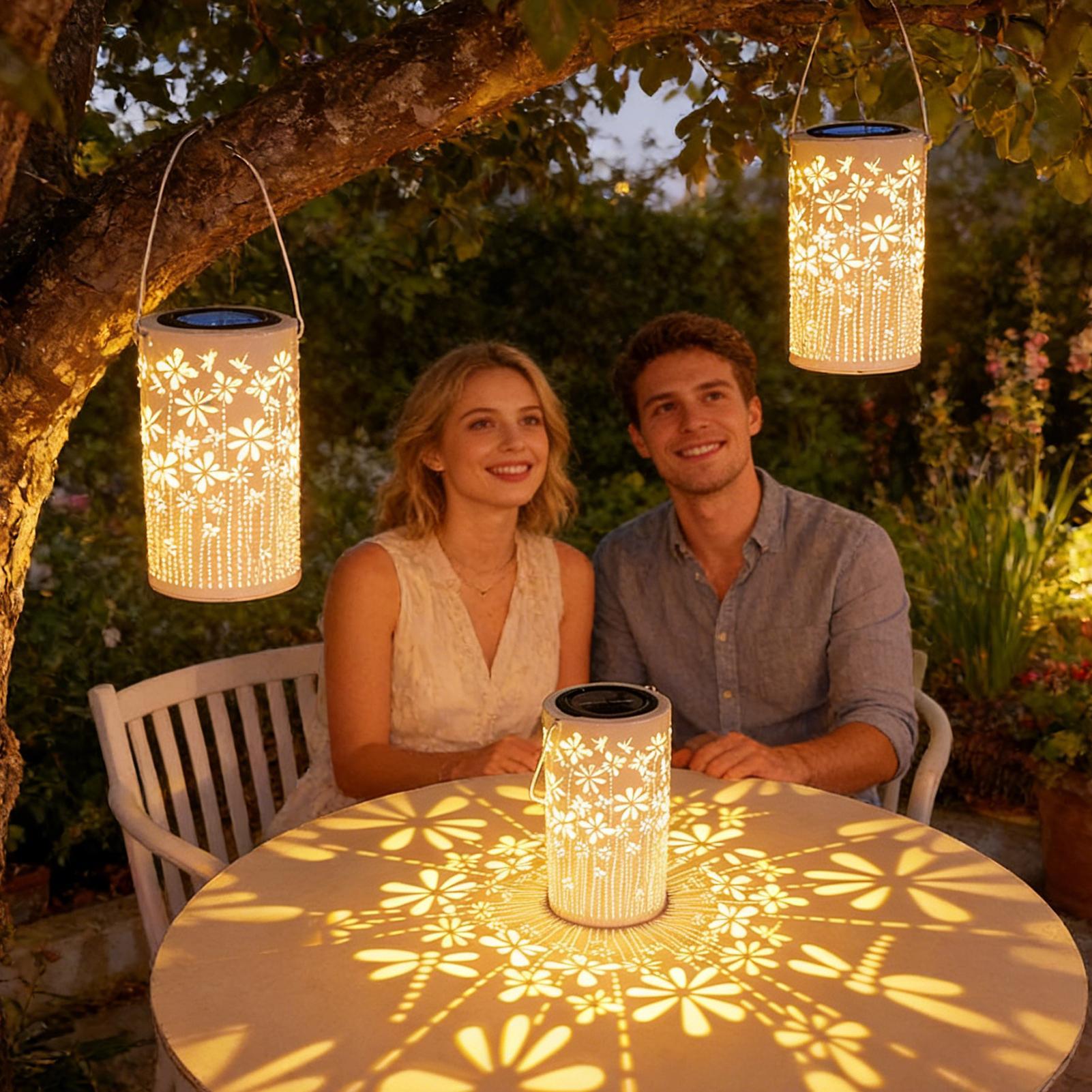 Lampes solaires colorées en mé - Outdoor Lighting And Landscape avis et prix