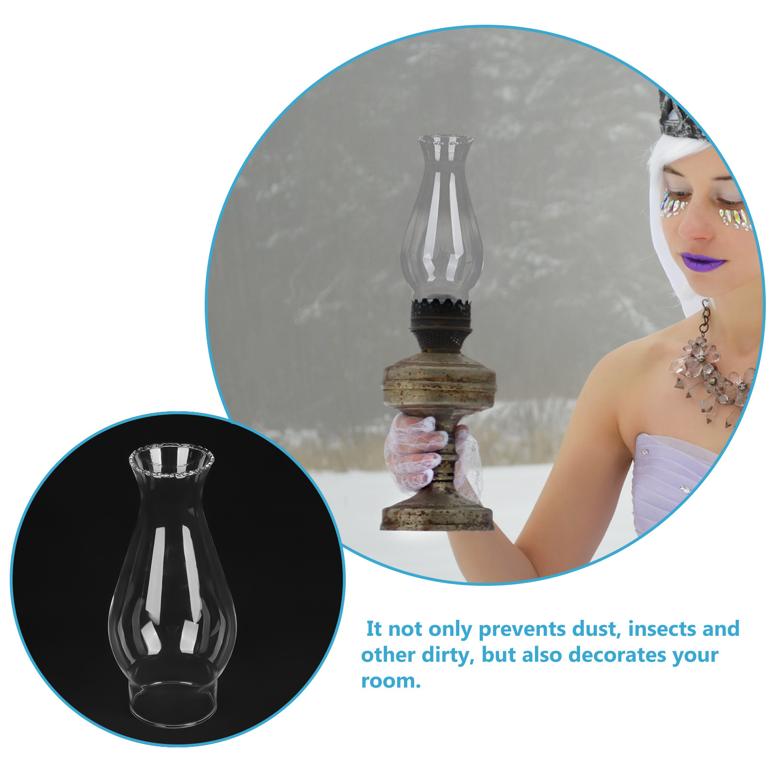 Abat-jour en verre transparent - Outdoor Lighting Glass Replacement avis et prix