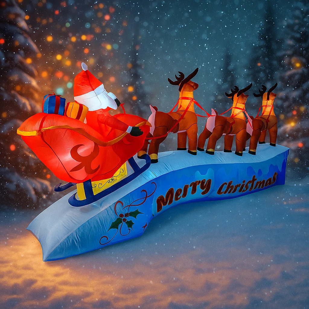 Traîneau de renne du père noël - Outdoor Lighting Xmas avis et prix