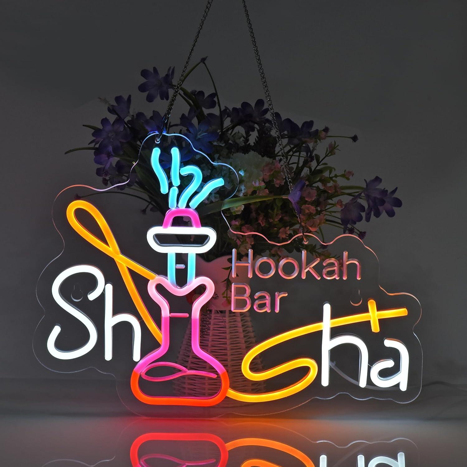 Enseigne néon Shisha USB à int - Outdoor Lighting Restaurant avis et prix