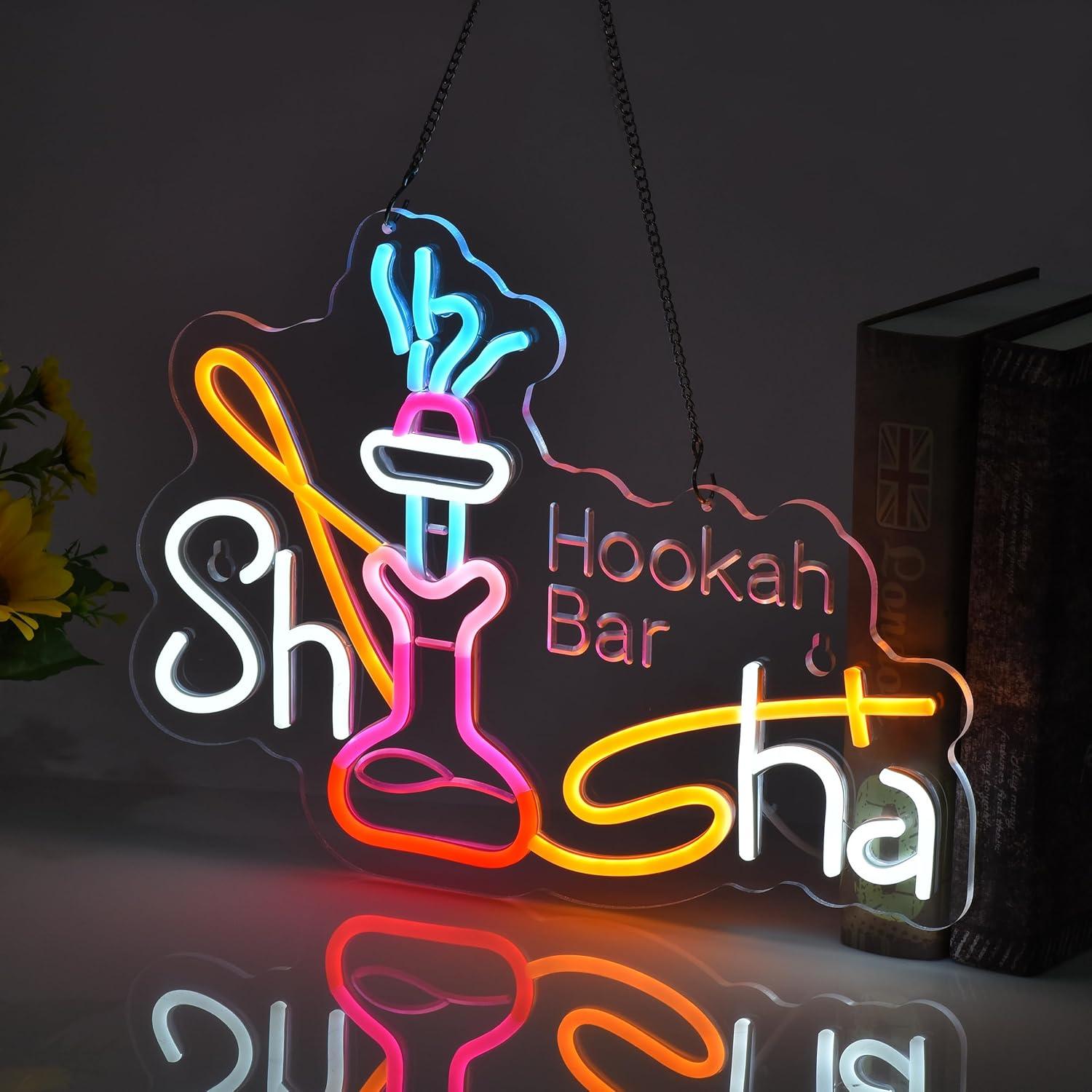 Enseigne néon Shisha USB à int - Outdoor Lighting Restaurant avis et prix
