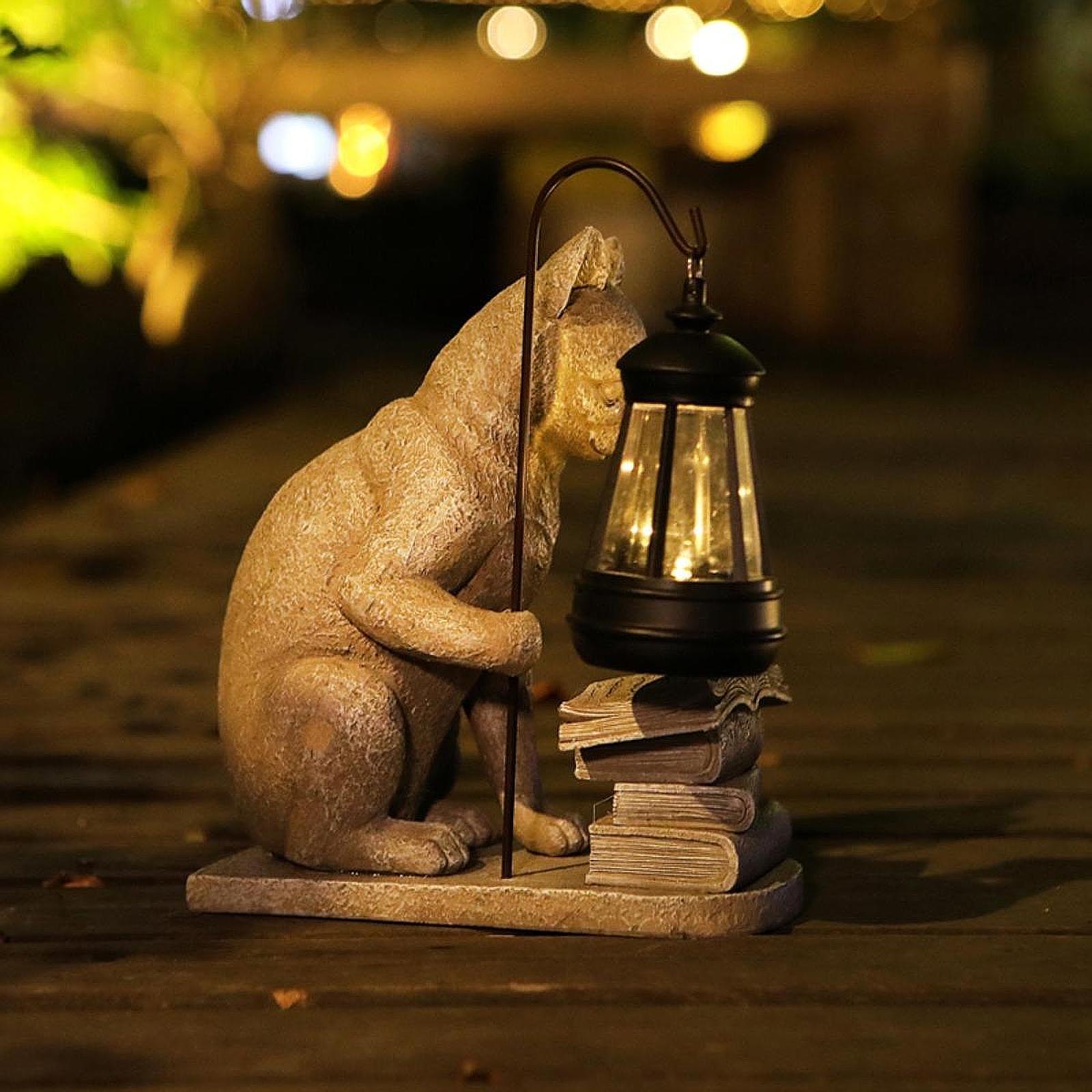 Chat solaire jardin Mini Statu - Outdoor Lighting Art avis et prix