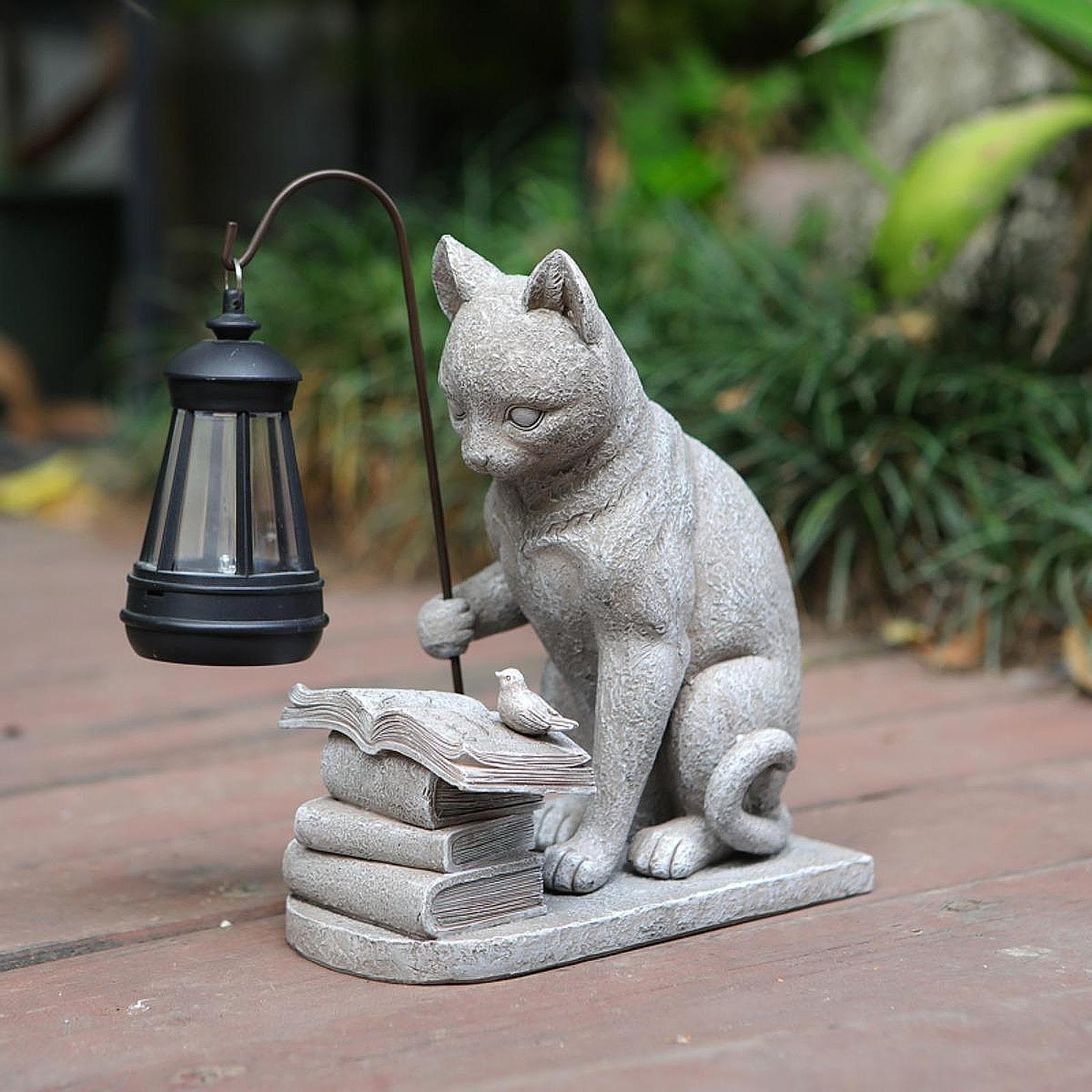Chat solaire jardin Mini Statu - Outdoor Lighting Art avis et prix