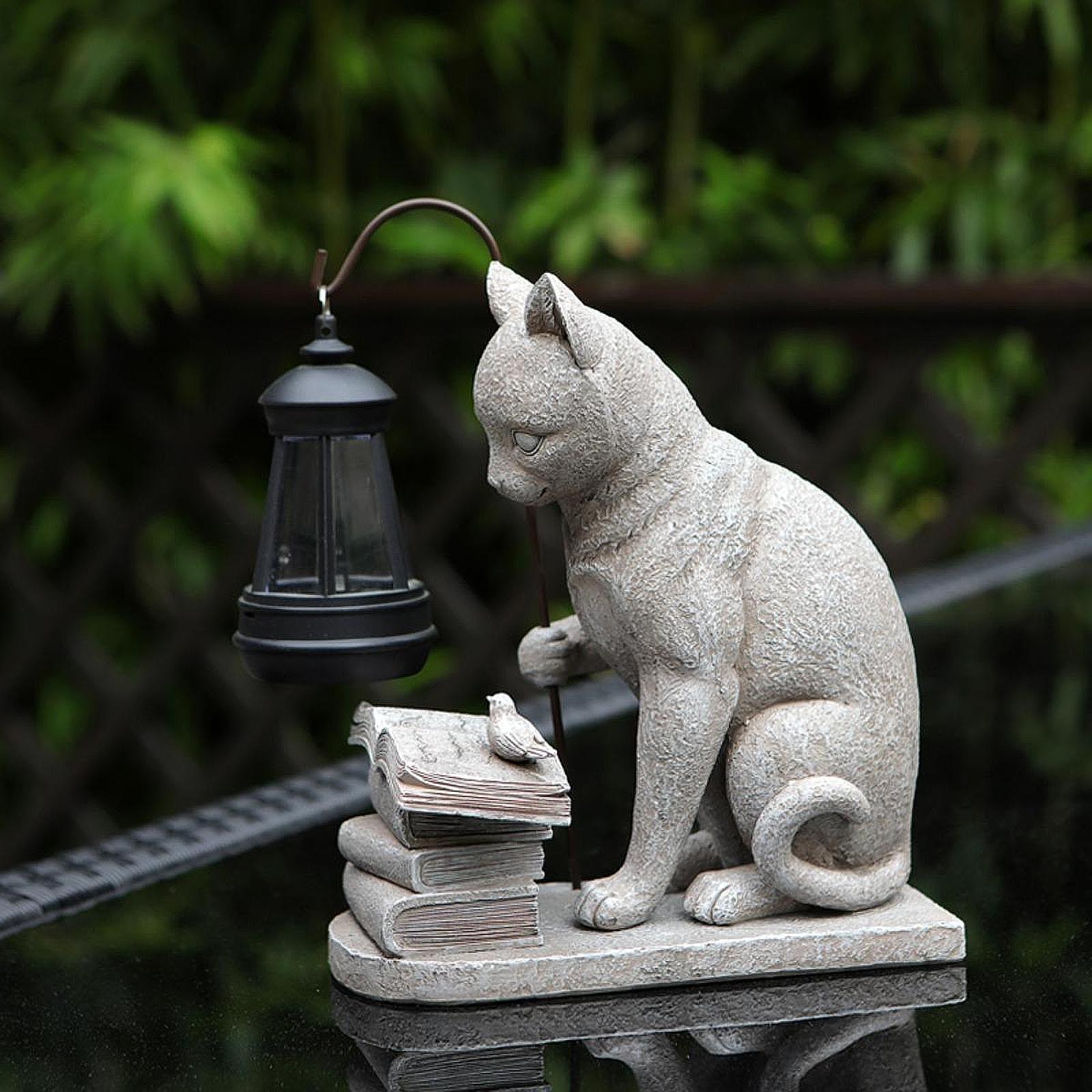 Chat solaire jardin Mini Statu - Outdoor Lighting Art avis et prix