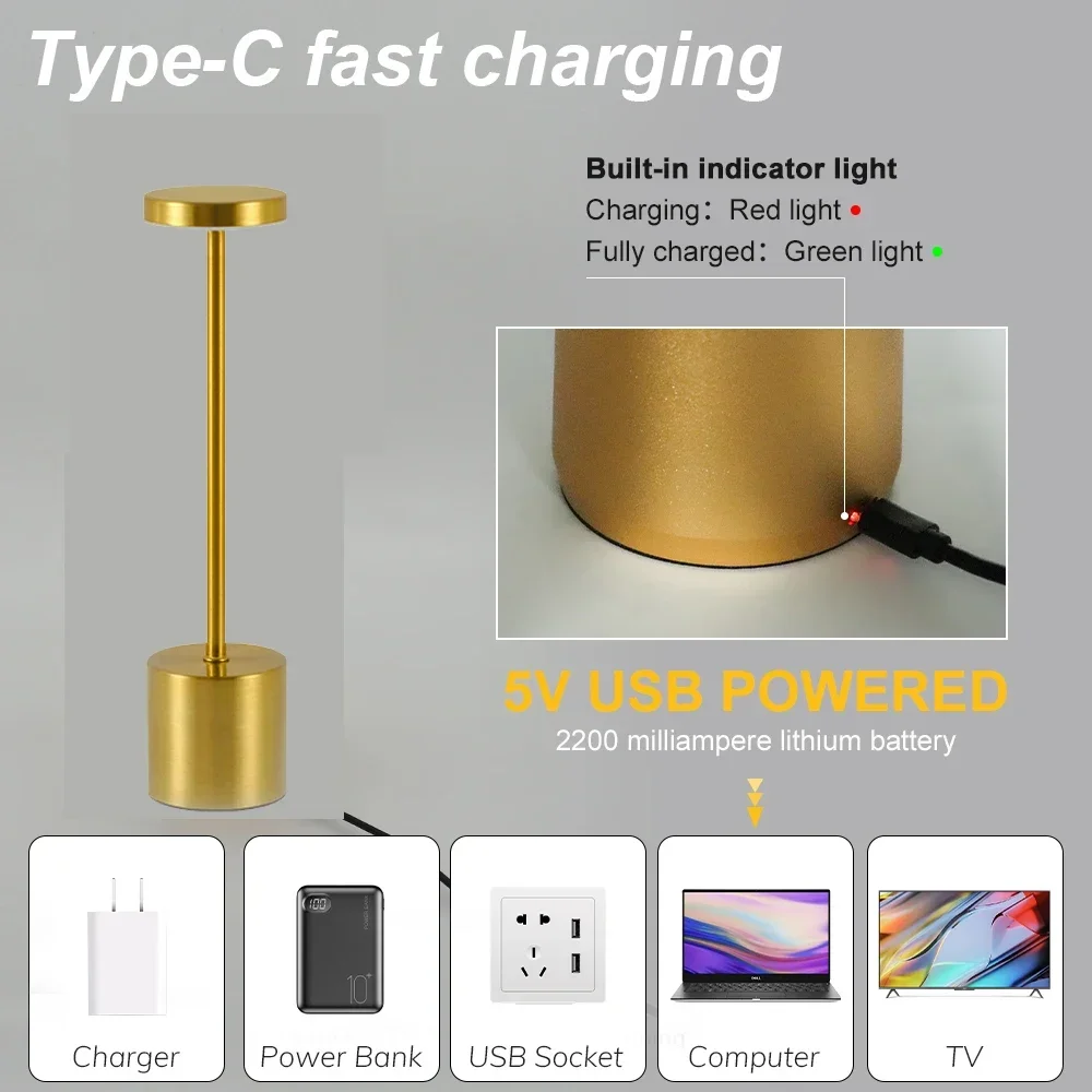 LED Rechargeable tactile lampe - Outdoor Lighting Art avis et prix