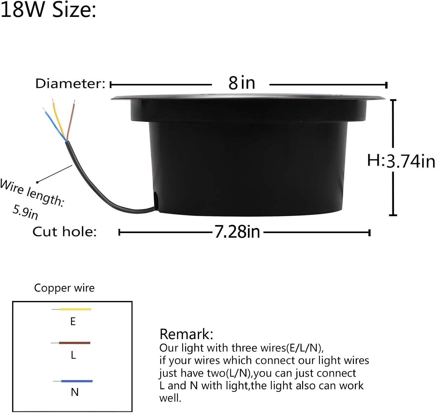 Lampes de sol extérieures 18W, - Outdoor Lighting Voltage avis et prix