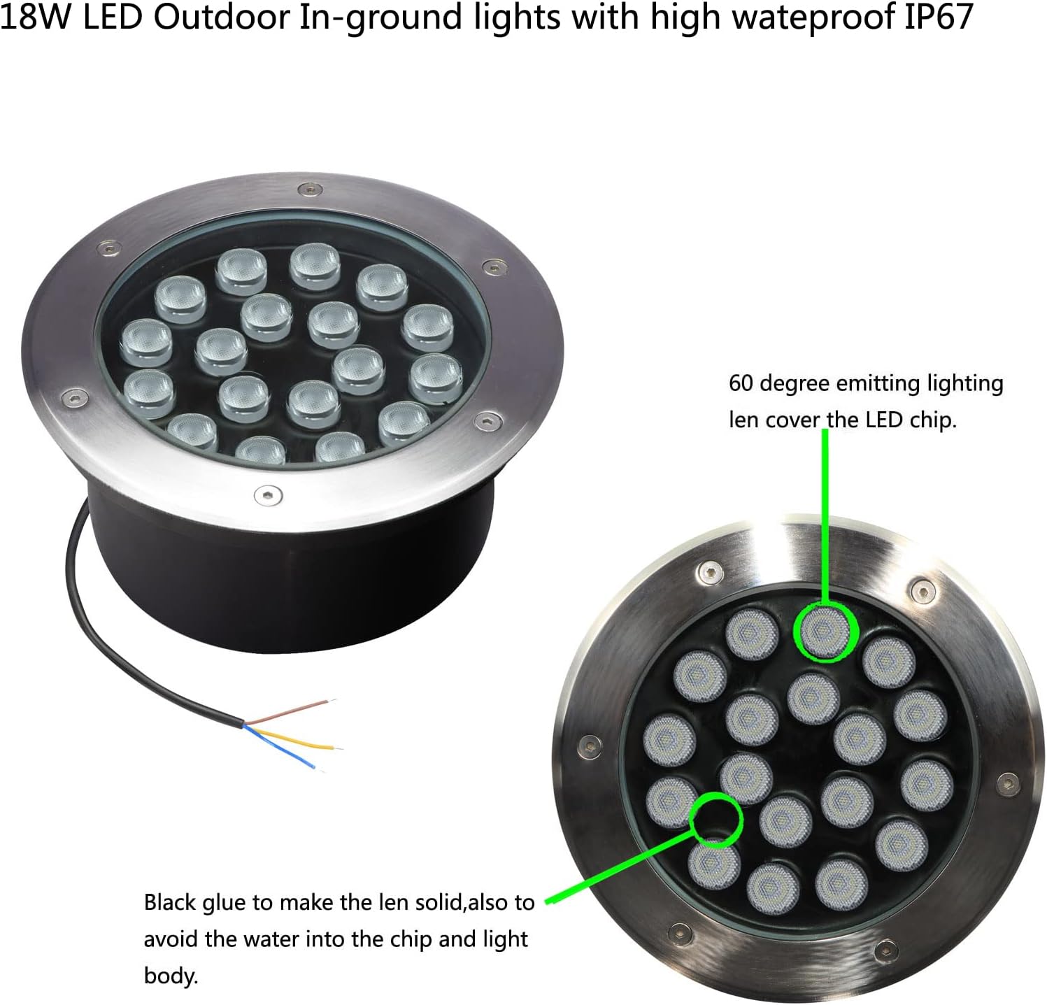 Lampes de sol extérieures 18W, - Outdoor Lighting Voltage avis et prix