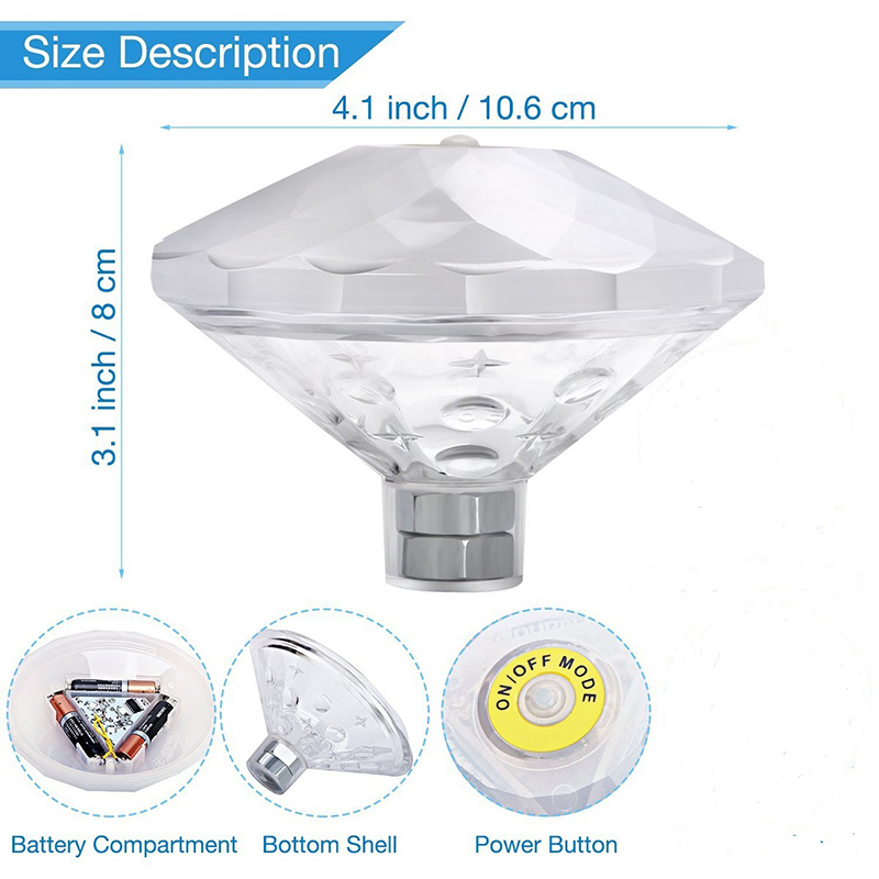 Lampe flottante submersible à  - Pond Light Submersible avis et prix