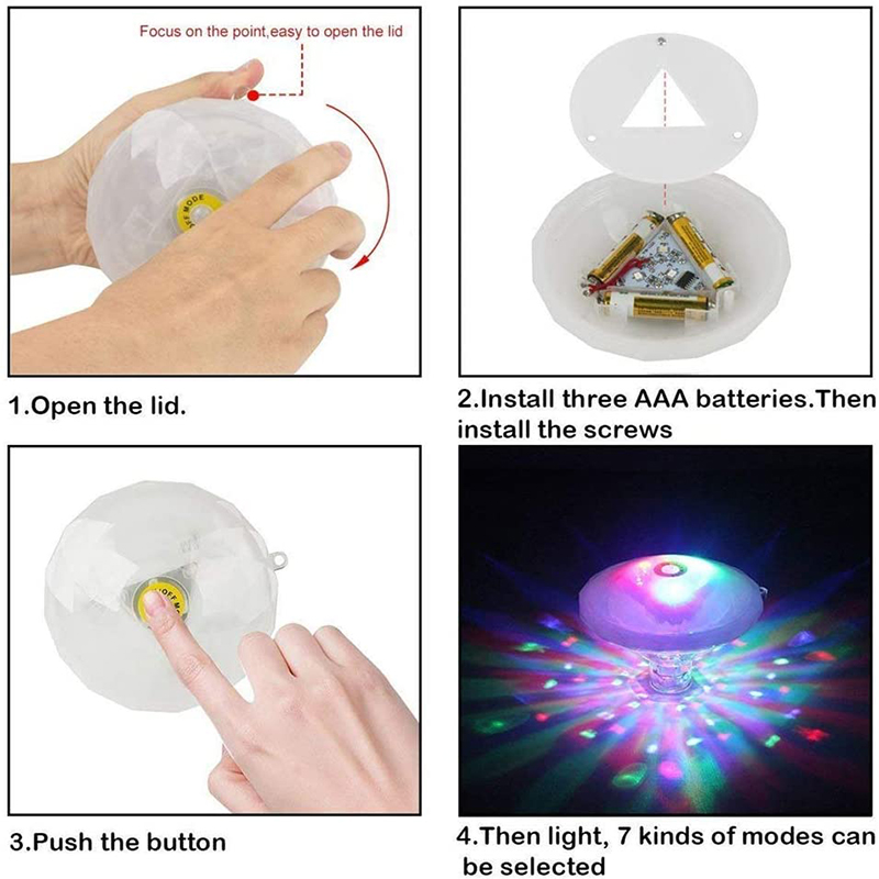 Lampe flottante submersible à  - Pond Light Submersible avis et prix