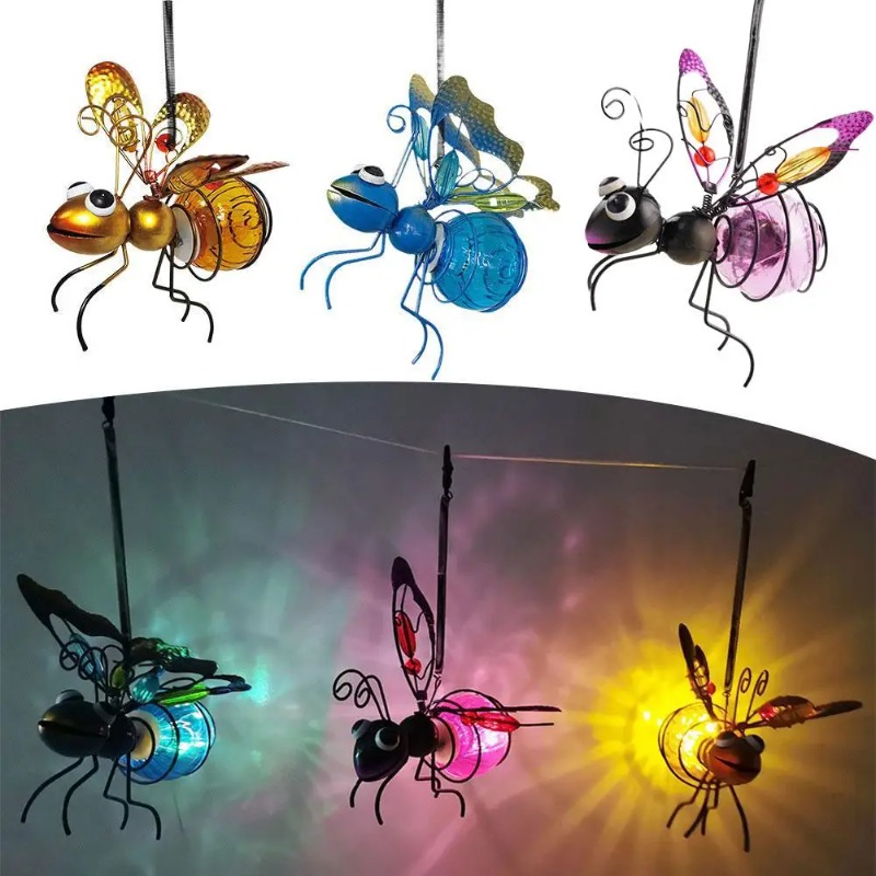 Statue d'insecte solaire en fe - Outdoor Lighting For Fence avis et prix
