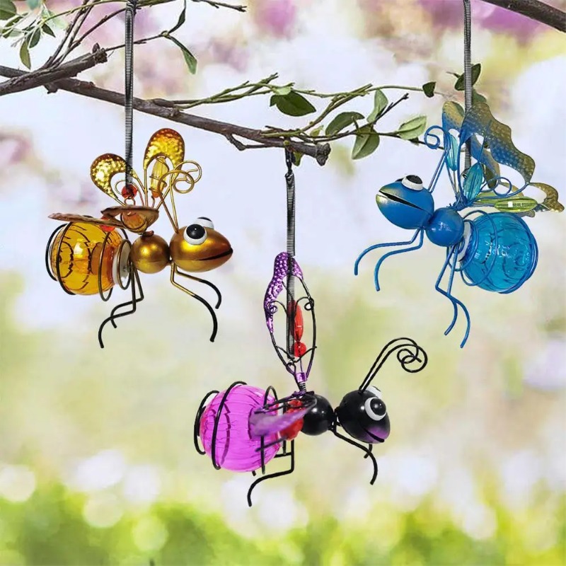 Statue d'insecte solaire en fe - Outdoor Lighting For Fence avis et prix