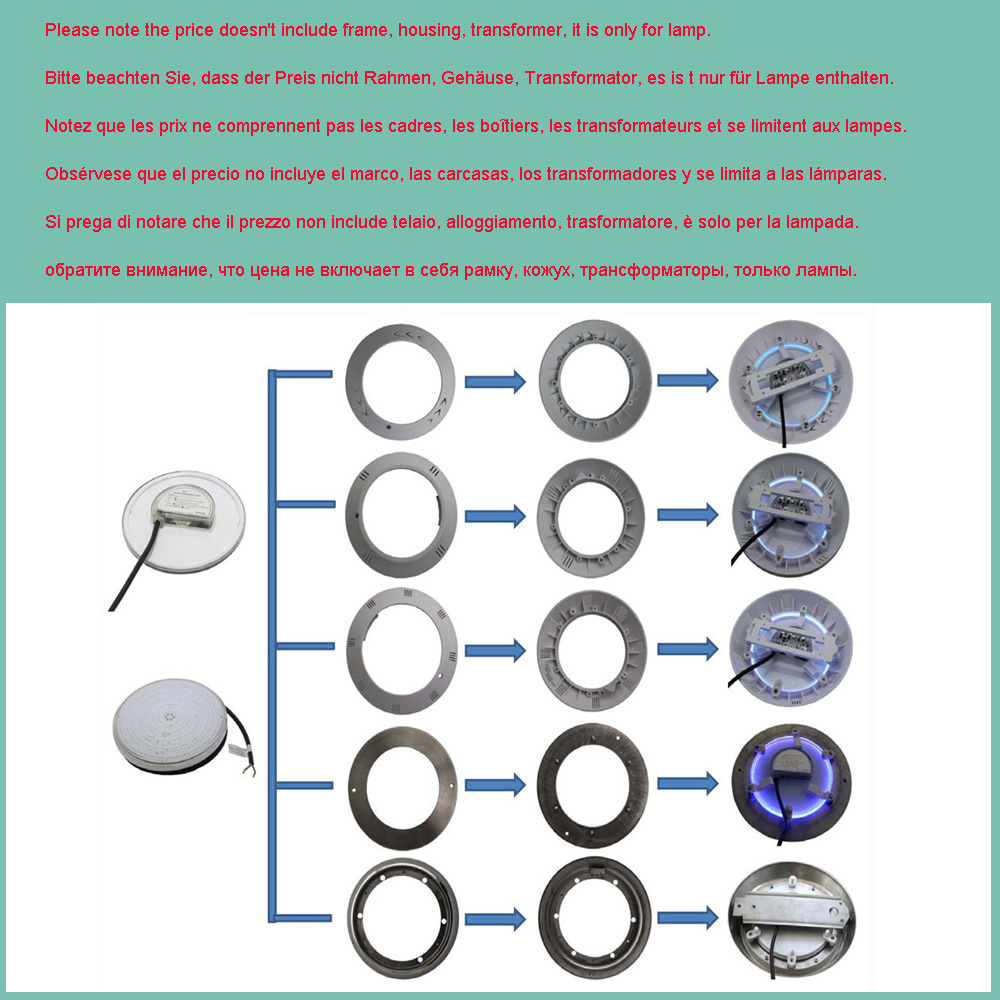 Lampe de piscine en époxy PAR5 - Pond Light Submersible avis et prix