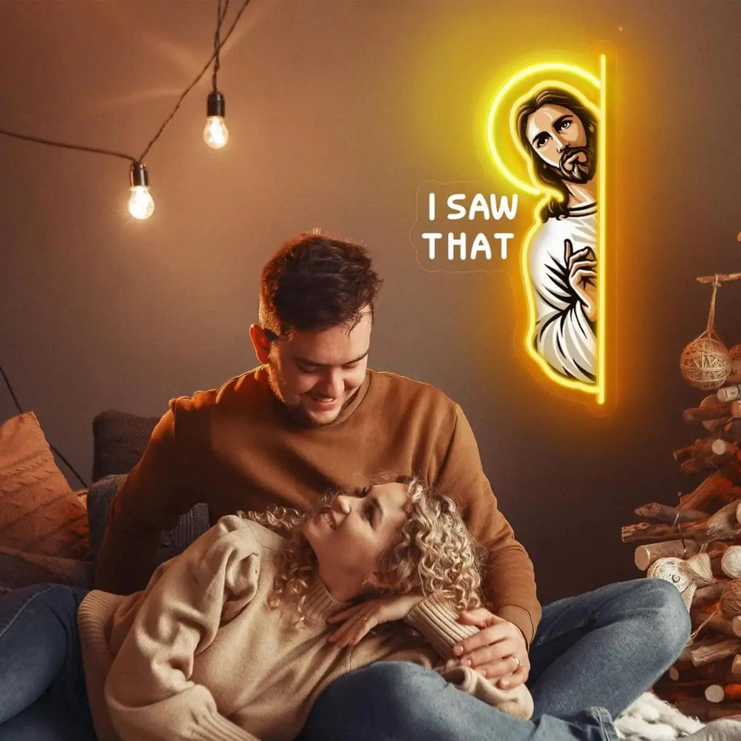 Enseigne néon LED Jésus « I Sa - Outdoor Lighting Restaurant avis et prix
