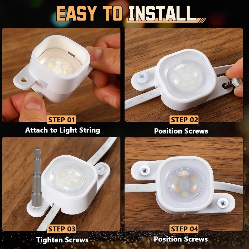 Clips lumineux LED avec suppor - Outdoor Lighting Govee avis et prix
