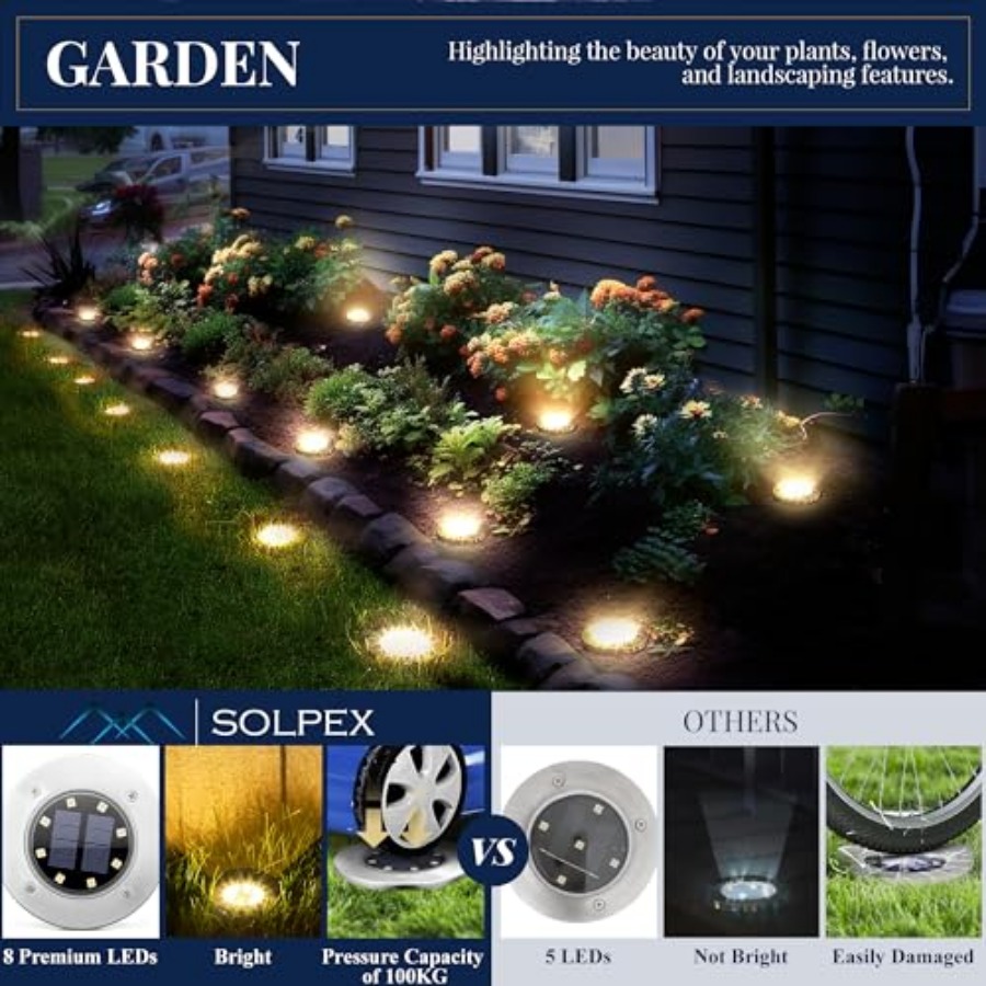 Lampes solaires au sol, lampes - Outdoor Lighting Led avis et prix