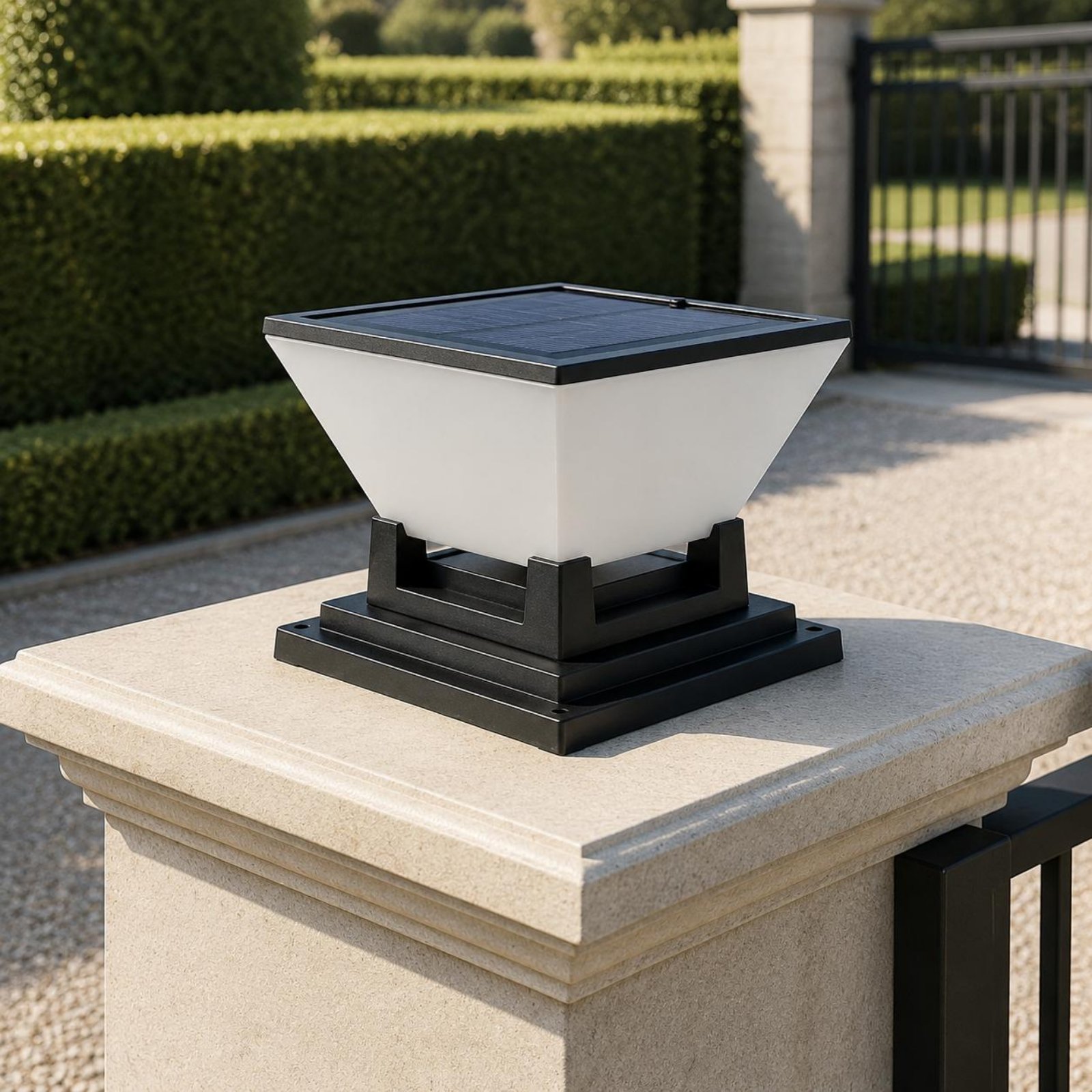 Lampe solaire pour poteau, rés - Outdoor Lighting For Fence avis et prix
