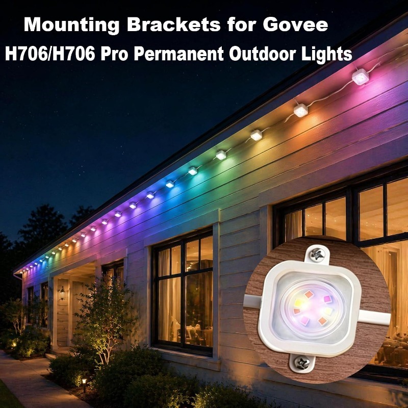 Clips lumineux LED avec vis, 4 - Outdoor Lighting Govee avis et prix
